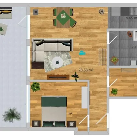 Apartment J & K *